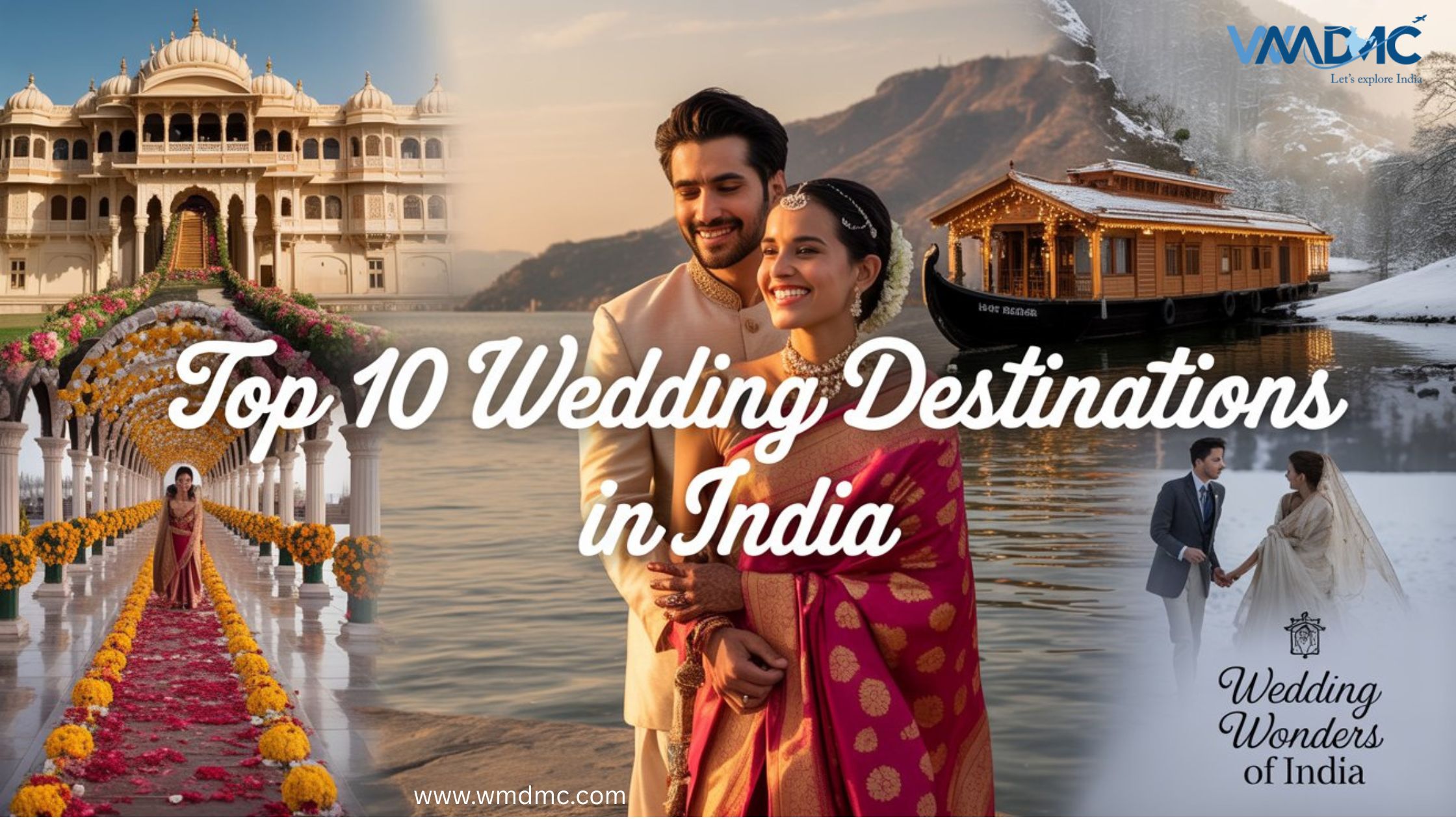 Top 10 Wedding Destinations in India for a Picture-Perfect Celebration